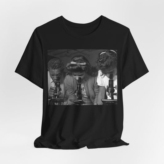 Microscope STEM Shirt - Afrocentric Art by The Trini Gee
