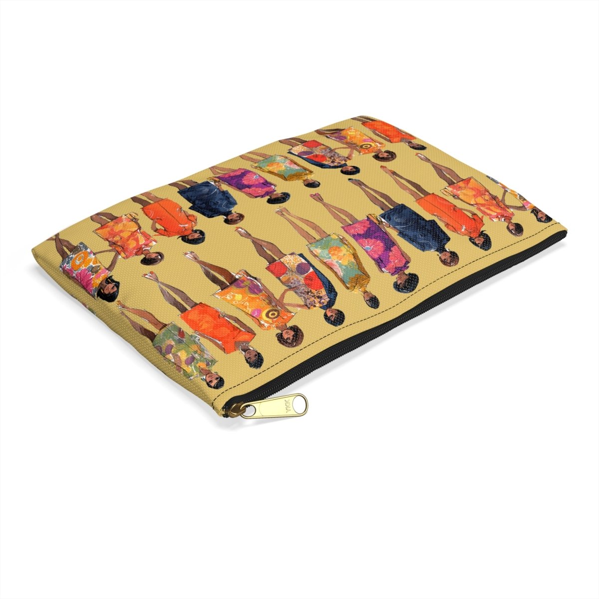 Mod Fashion Accessory Pouch - Afrocentric Art by The Trini Gee