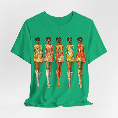 Mod Fashion Models Shirt - Afrocentric Art by The Trini Gee