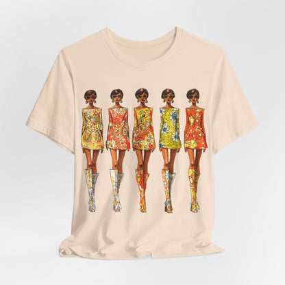 Mod Fashion Models Shirt - Afrocentric Art by The Trini Gee