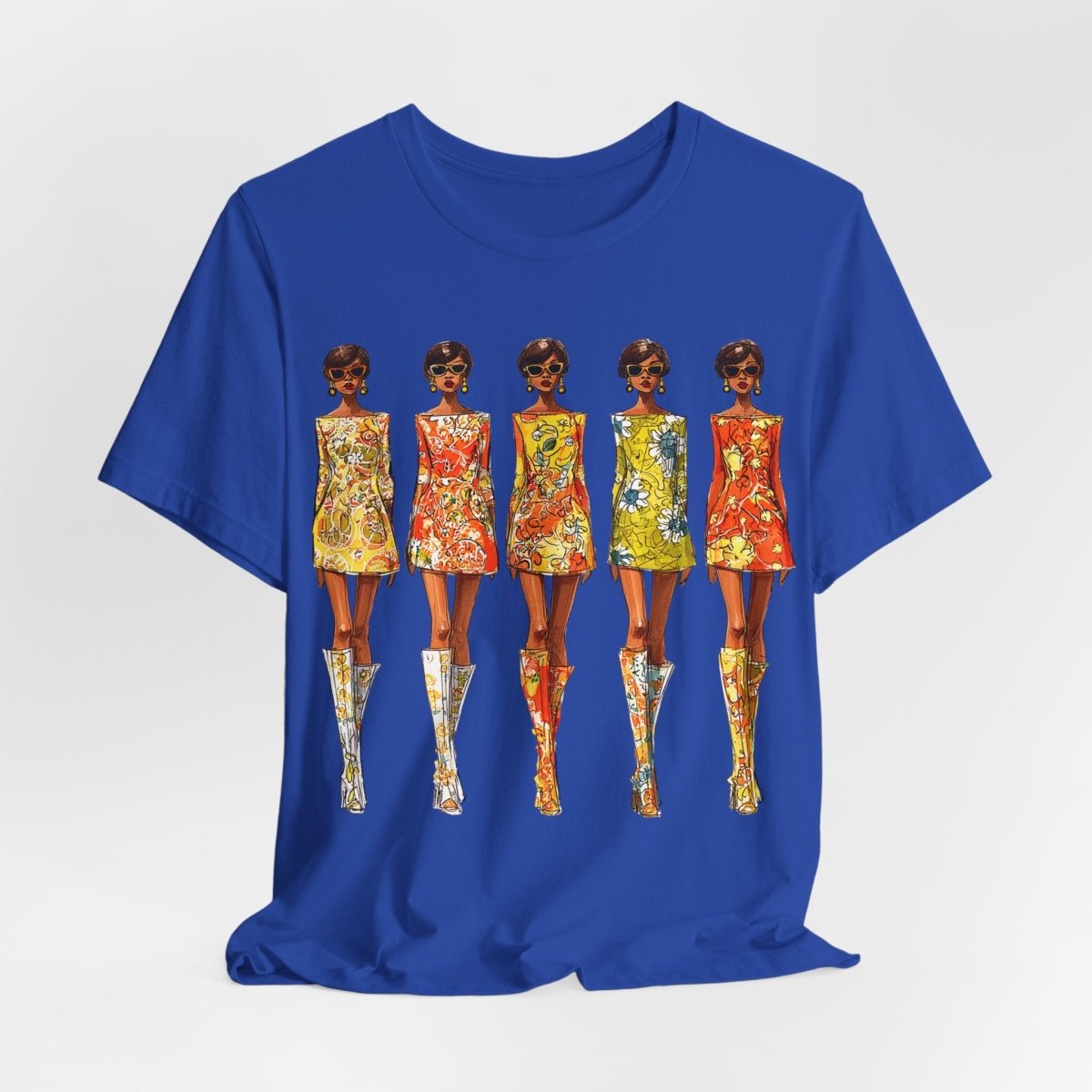 Mod Fashion Models Shirt - Afrocentric Art by The Trini Gee