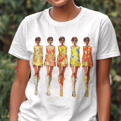 Mod Fashion Models Shirt - Afrocentric Art by The Trini Gee