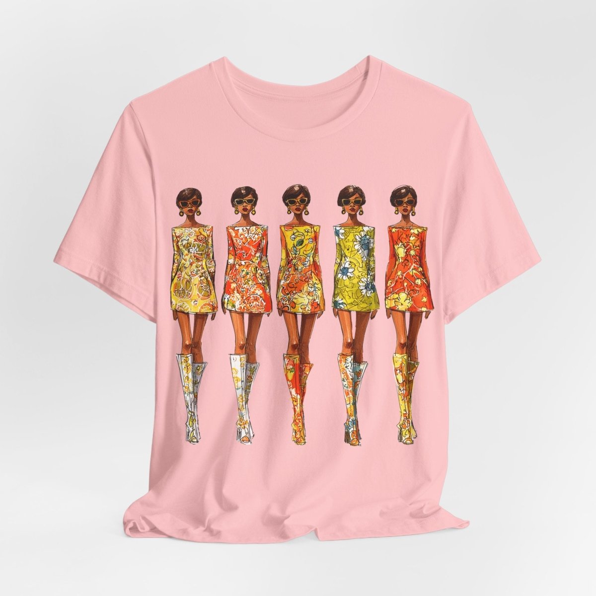 Mod Fashion Models Shirt - Afrocentric Art by The Trini Gee