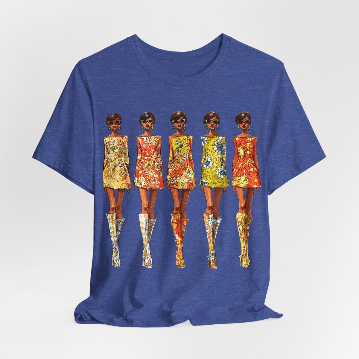Mod Fashion Models Shirt - Afrocentric Art by The Trini Gee