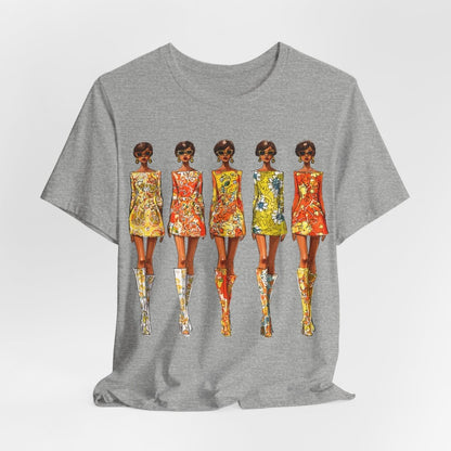 Mod Fashion Models Shirt - Afrocentric Art by The Trini Gee
