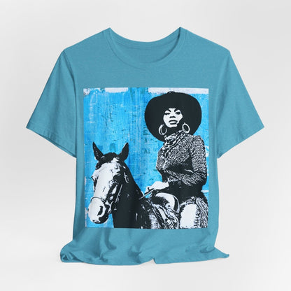 Modern Cowgirl Shirt - Afrocentric Art by The Trini Gee