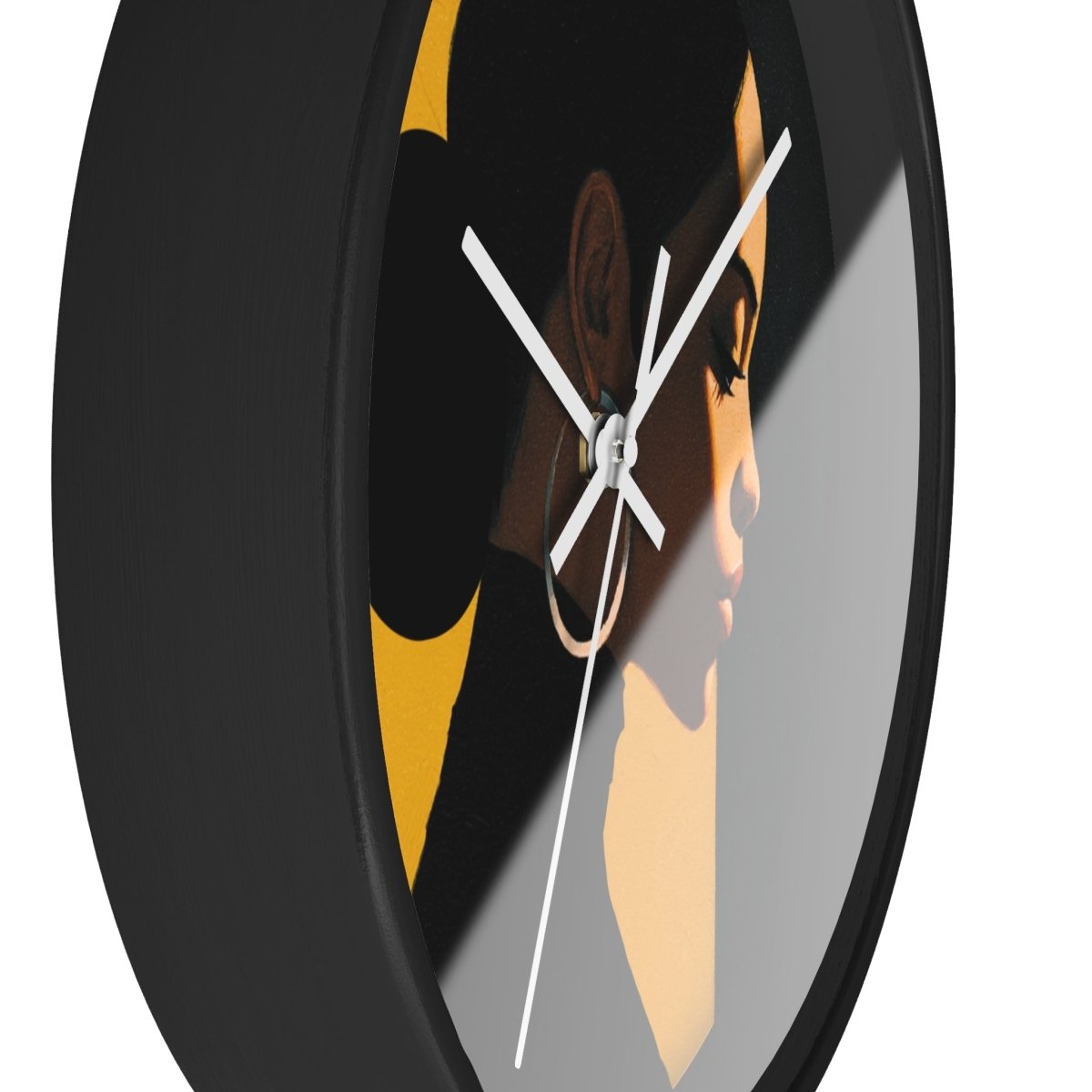 Modern Melanin Wall Clock - Afrocentric Art by The Trini Gee