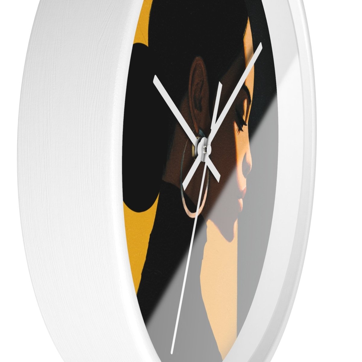 Modern Melanin Wall Clock - Afrocentric Art by The Trini Gee