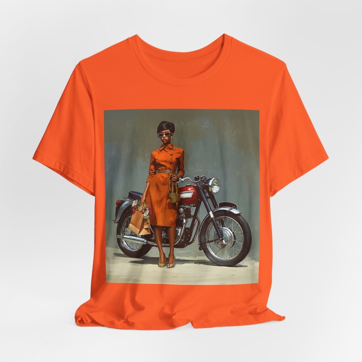 Motorcycle Fashion Shirt - Afrocentric Art by The Trini Gee