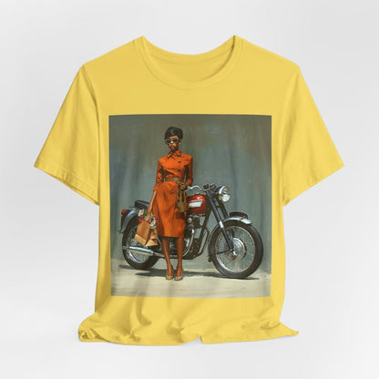 Motorcycle Fashion Shirt - Afrocentric Art by The Trini Gee