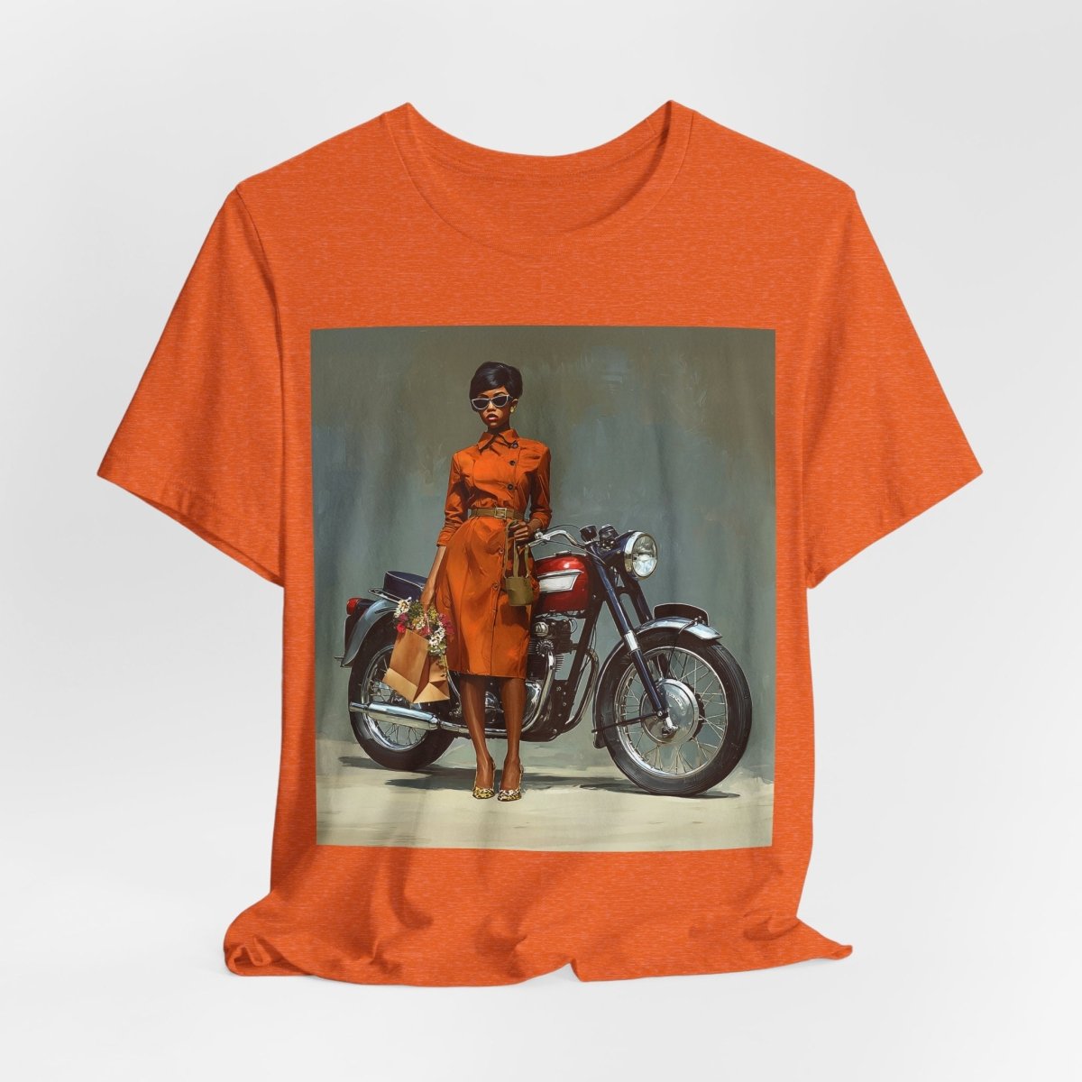 Motorcycle Fashion Shirt - Afrocentric Art by The Trini Gee