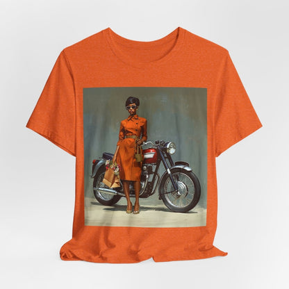 Motorcycle Fashion Shirt - Afrocentric Art by The Trini Gee