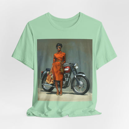 Motorcycle Fashion Shirt - Afrocentric Art by The Trini Gee
