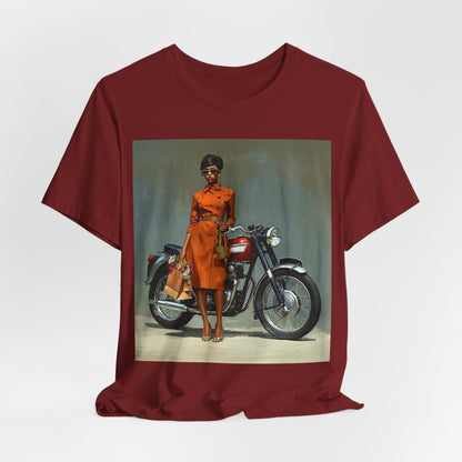 Motorcycle Fashion Shirt - Afrocentric Art by The Trini Gee