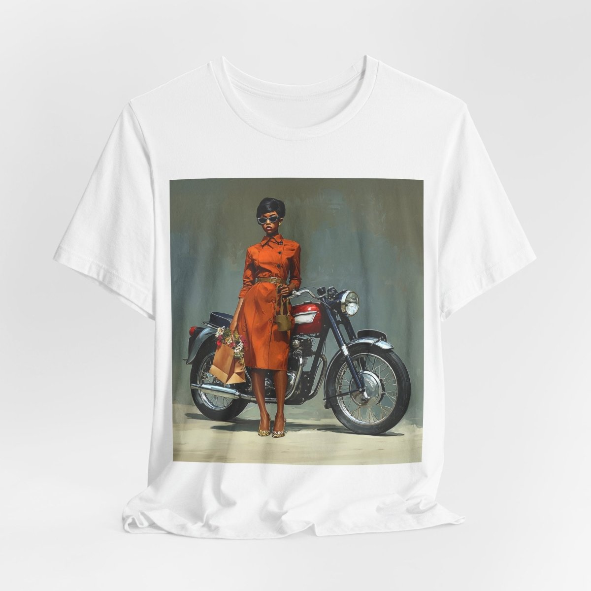 Motorcycle Fashion Shirt - Afrocentric Art by The Trini Gee