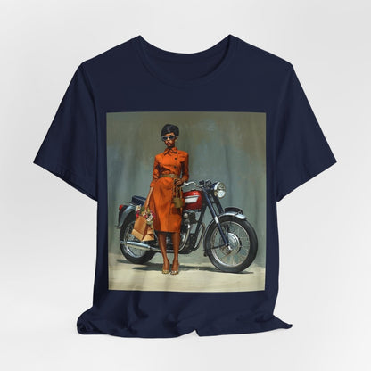 Motorcycle Fashion Shirt - Afrocentric Art by The Trini Gee