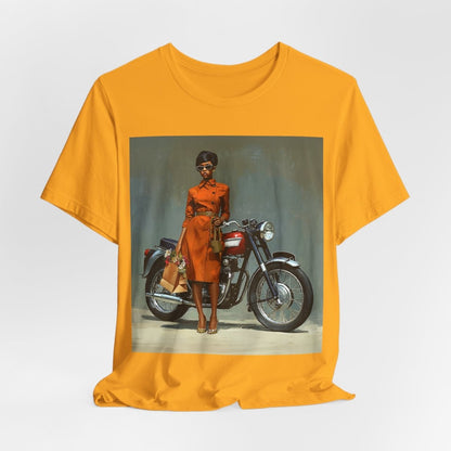 Motorcycle Fashion Shirt - Afrocentric Art by The Trini Gee