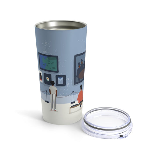 Museum Scene 20oz Tumbler - Afrocentric Art by The Trini Gee