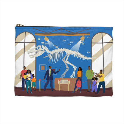Museum Visit Accessory Pouch - Afrocentric Art by The Trini Gee