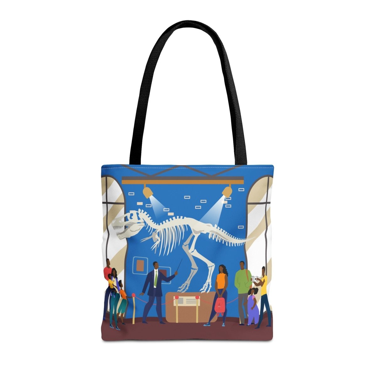 Museum Visit Tote Bag - Afrocentric Art by The Trini Gee