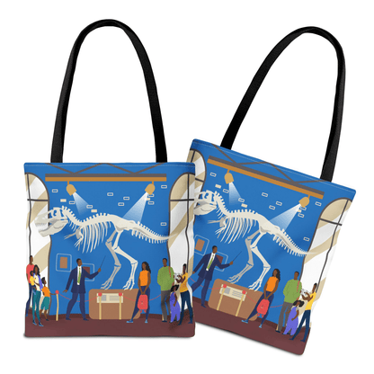 Museum Visit Tote Bag - Afrocentric Art by The Trini Gee