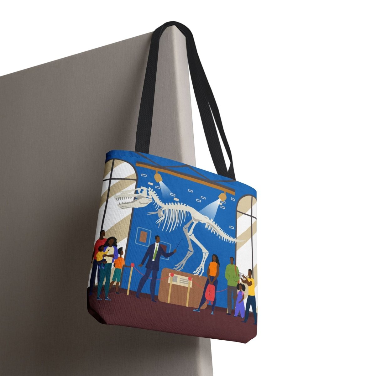 Museum Visit Tote Bag - Afrocentric Art by The Trini Gee