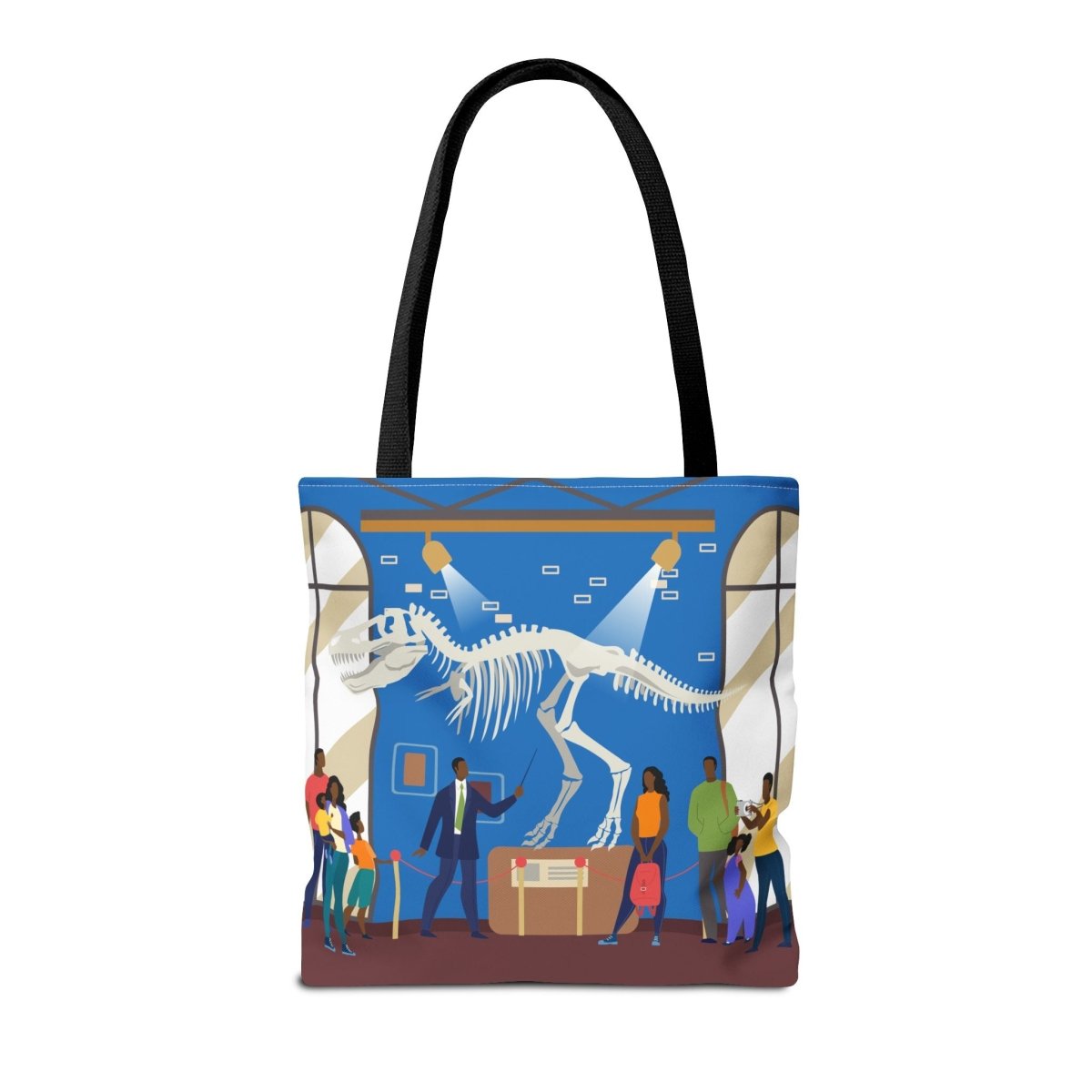 Museum Visit Tote Bag - Afrocentric Art by The Trini Gee