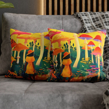 Mushroom Walk Pillow - The Trini Gee