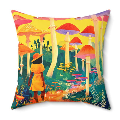 Mushroom Walk Pillow - The Trini Gee