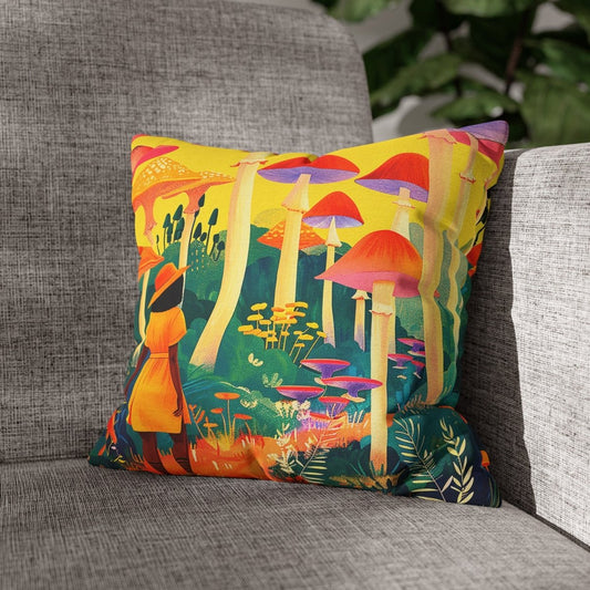 Mushroom Walk Pillow - The Trini Gee