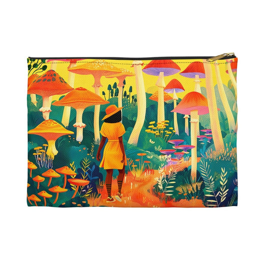 Mushroom Walk Pouch - The Trini Gee