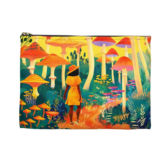 Mushroom Walk Pouch - The Trini Gee