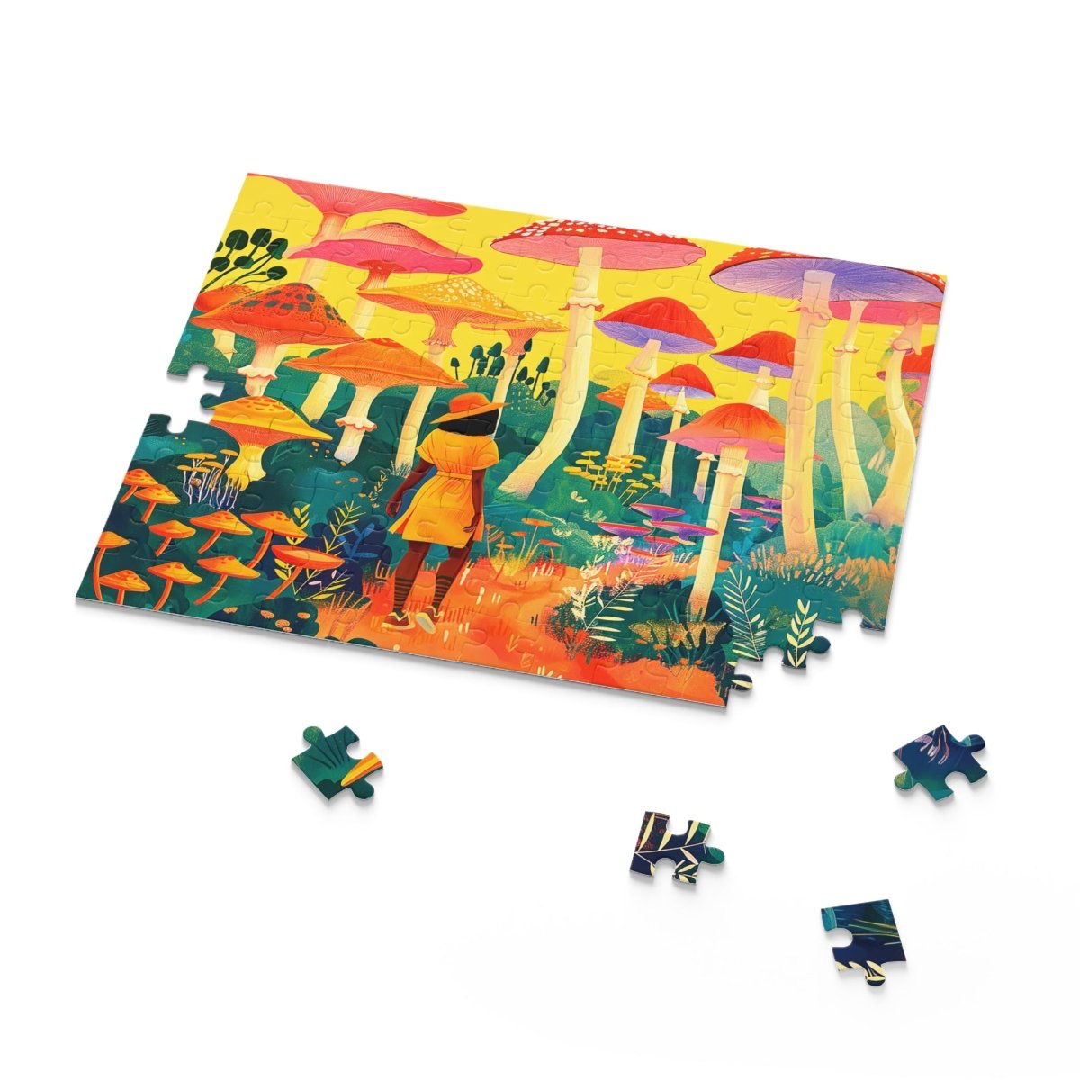 Mushroom Walk Puzzle - The Trini Gee