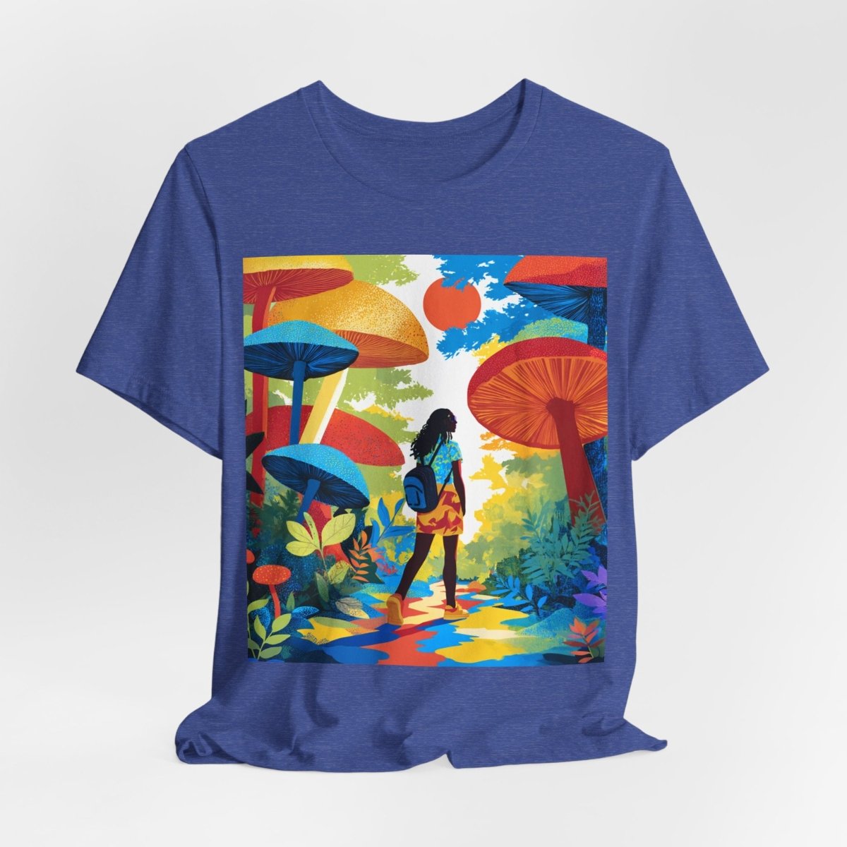 Mushroom Walk Shirt - Afrocentric Art by The Trini Gee