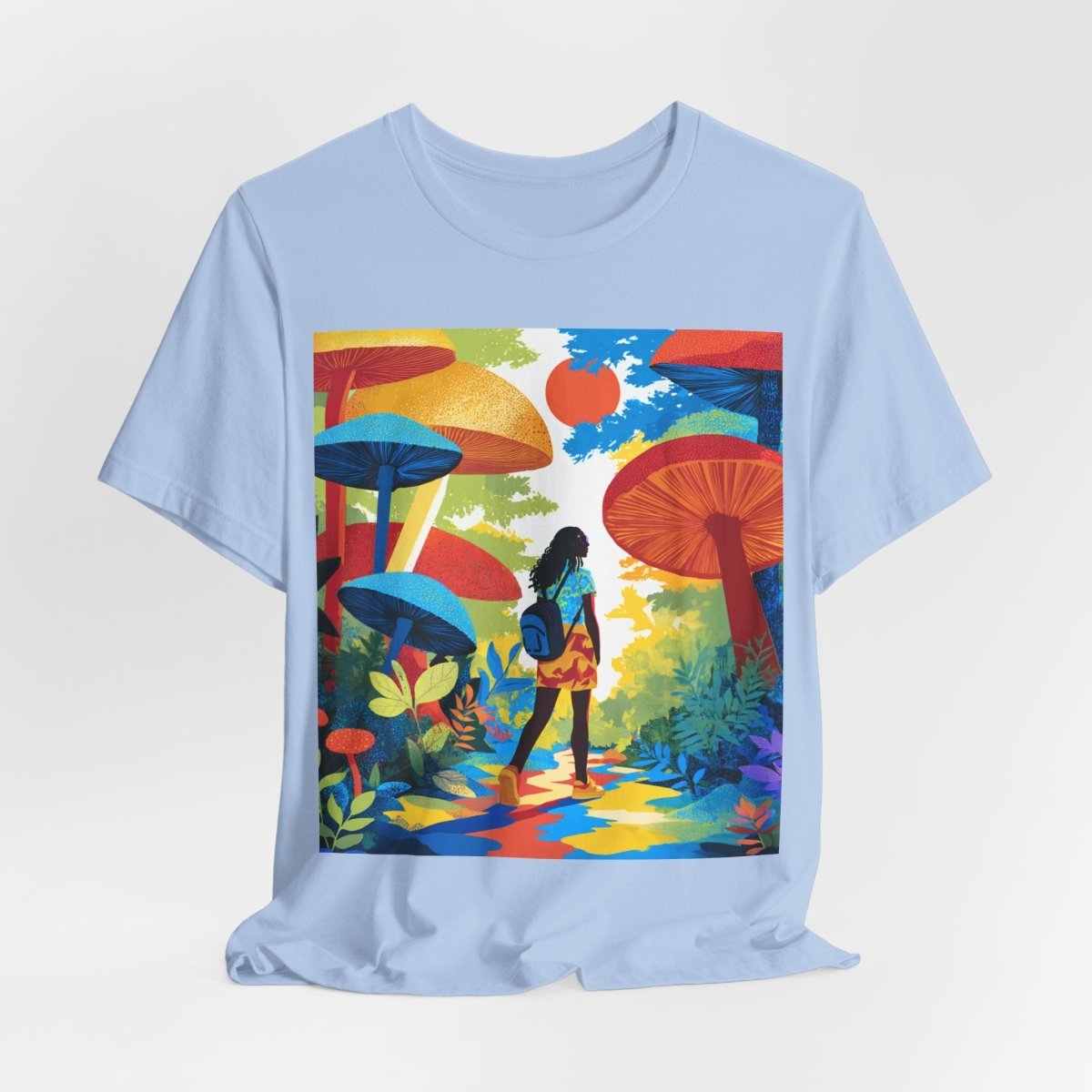 Mushroom Walk Shirt - Afrocentric Art by The Trini Gee