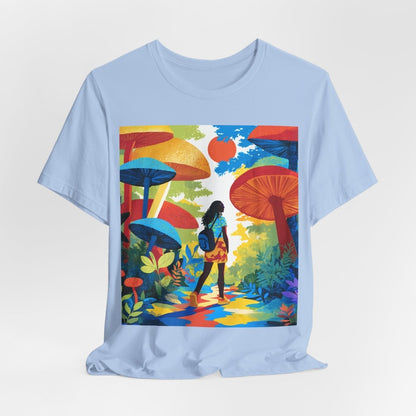 Mushroom Walk Shirt - Afrocentric Art by The Trini Gee