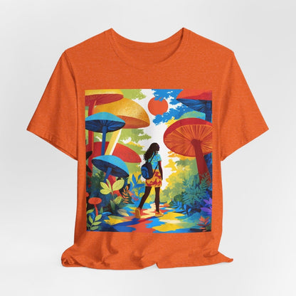 Mushroom Walk Shirt - Afrocentric Art by The Trini Gee