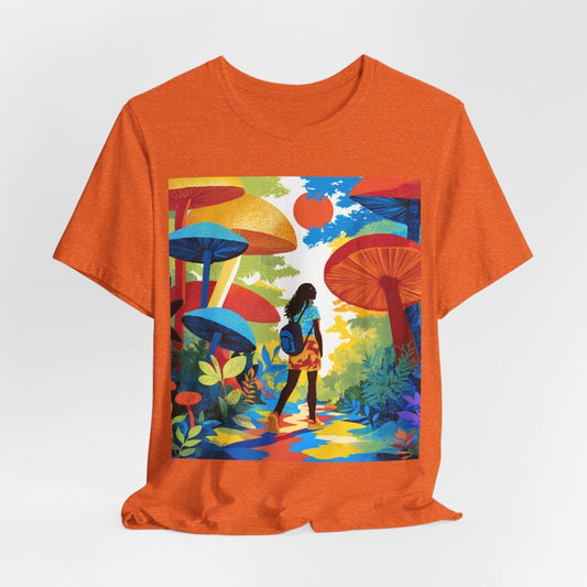Mushroom Walk Shirt - Afrocentric Art by The Trini Gee