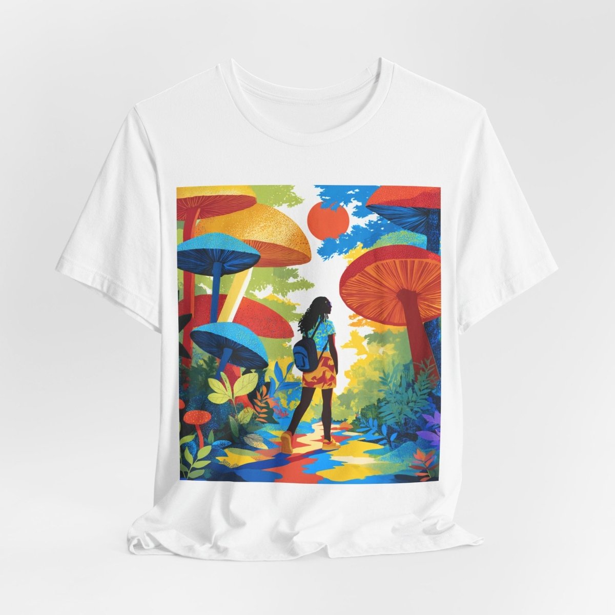Mushroom Walk Shirt - Afrocentric Art by The Trini Gee