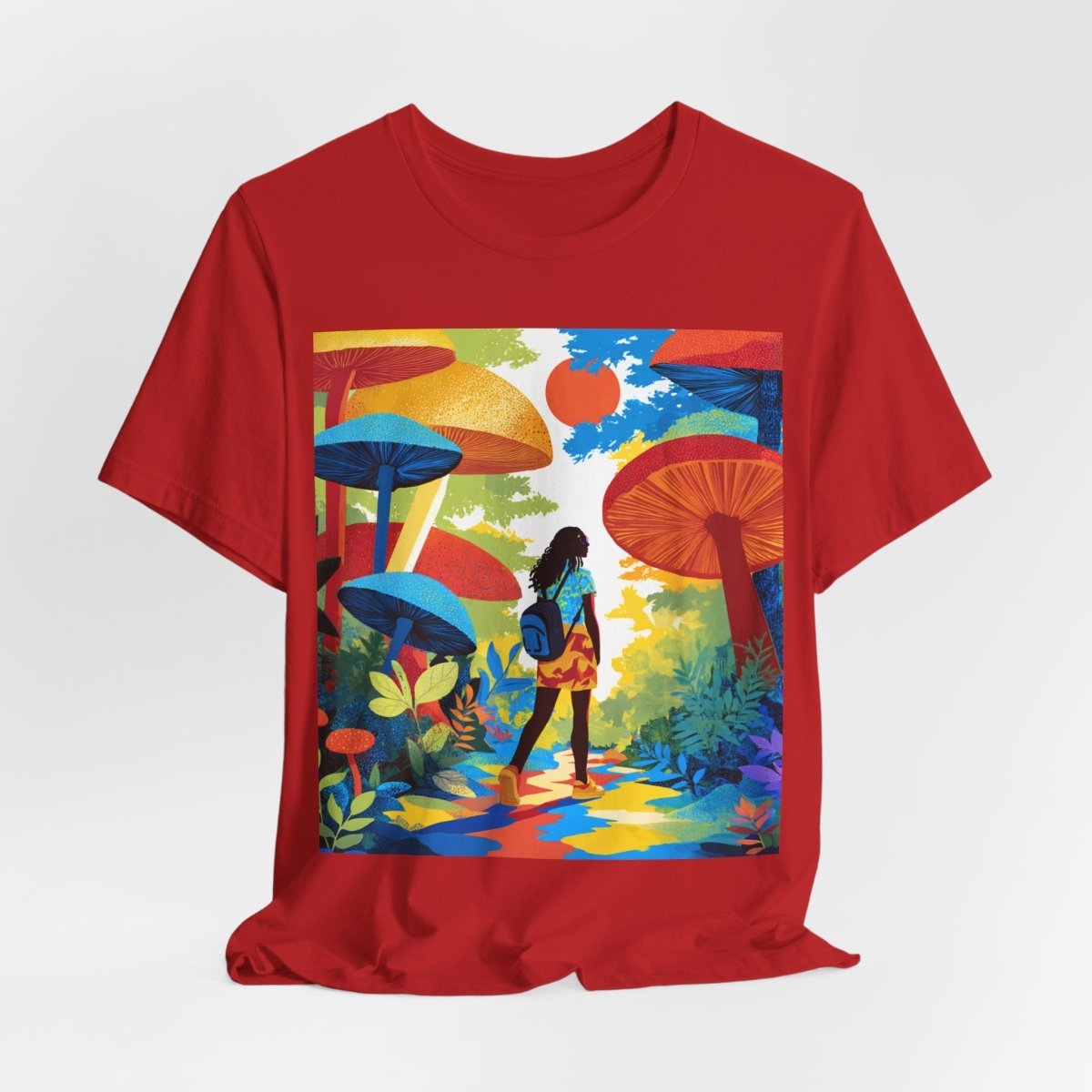 Mushroom Walk Shirt - Afrocentric Art by The Trini Gee