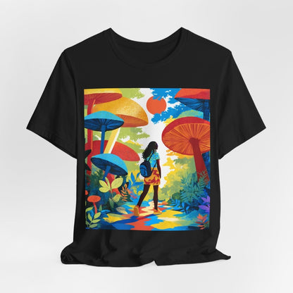 Mushroom Walk Shirt - Afrocentric Art by The Trini Gee