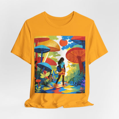Mushroom Walk Shirt - Afrocentric Art by The Trini Gee