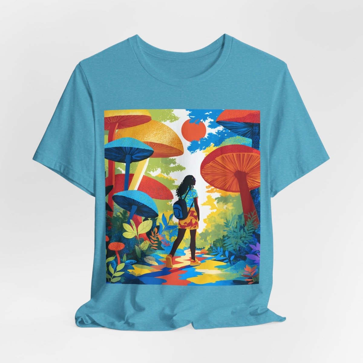 Mushroom Walk Shirt - Afrocentric Art by The Trini Gee