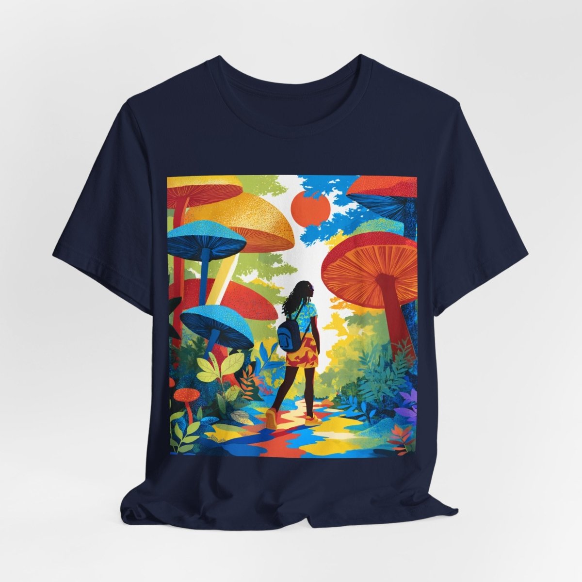 Mushroom Walk Shirt - Afrocentric Art by The Trini Gee
