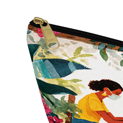 Nail Shop Accessory Pouch - Afrocentric Art by The Trini Gee