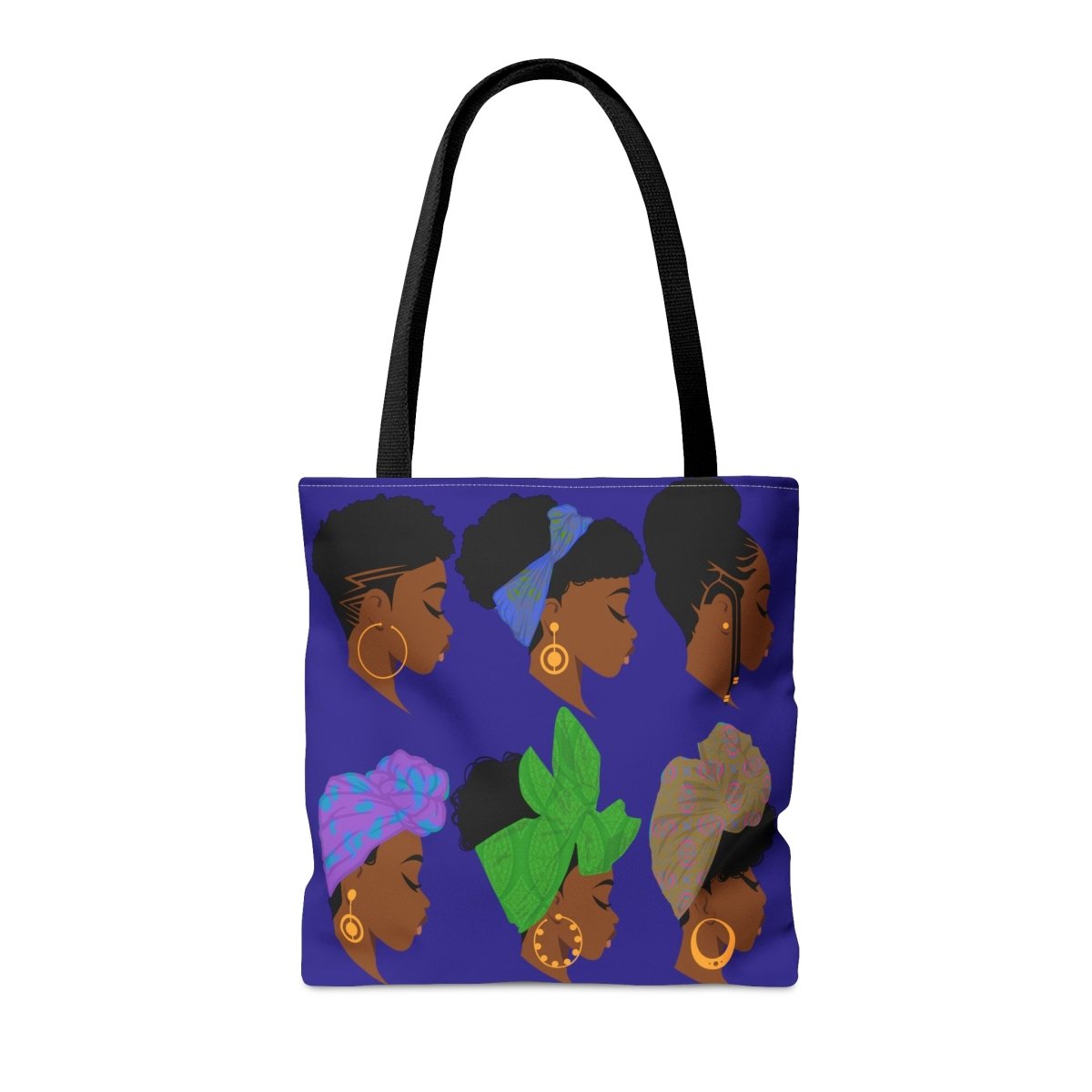 Naturals & Headwraps Tote Bag - Afrocentric Art by The Trini Gee