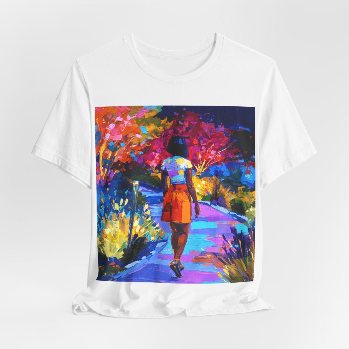 Nature Walk T-Shirt - Afrocentric Art by The Trini Gee