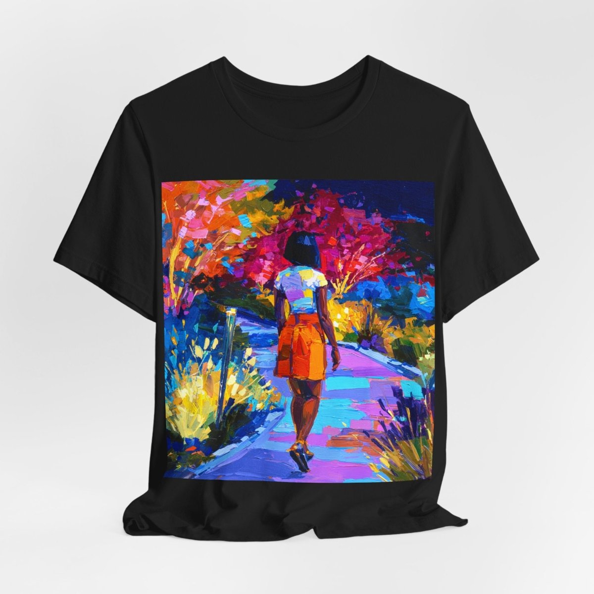 Nature Walk T-Shirt - Afrocentric Art by The Trini Gee