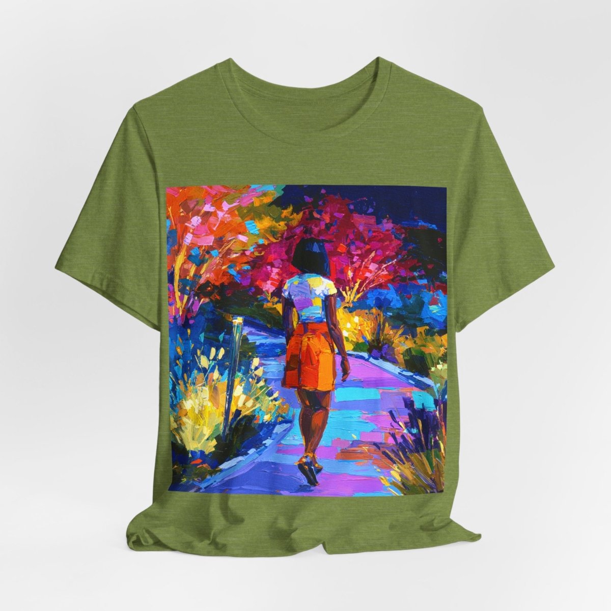 Nature Walk T-Shirt - Afrocentric Art by The Trini Gee