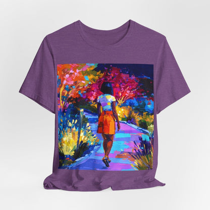 Nature Walk T-Shirt - Afrocentric Art by The Trini Gee